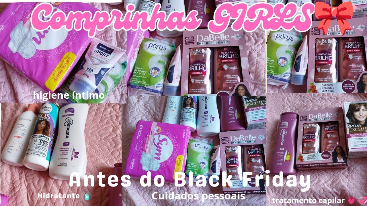 🛍️🛍️COMPRINHAS DE AUTO CUIDADO para GIRLS: cuidados íntimos, cuidados capilares, hidratante....