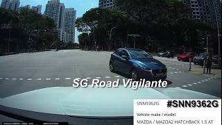 4jul2026 Fernvale Link #SNN9362G mazda 2 fail to conform to red light signal 4jul2026 Fernvale Link #SNN9362G mazda 2 fail to conform to red light signal
