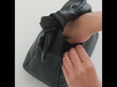 Holiday 2017 - Mini Bow Bag, Black - Cuyana