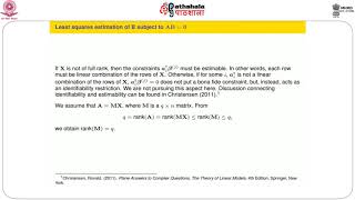 M-11. Multivariate Linear Models - V