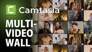 Video Wall from Multiple Videos in Camtasia | MultiVideo Wall