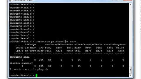 Dashboard Performance Stats [Data OnTap 8.2.1 Cluster-mode] by Nicholas Lee Fagan