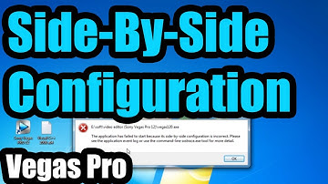 Side-By-Side Configuration error (Sony Vegas 12)