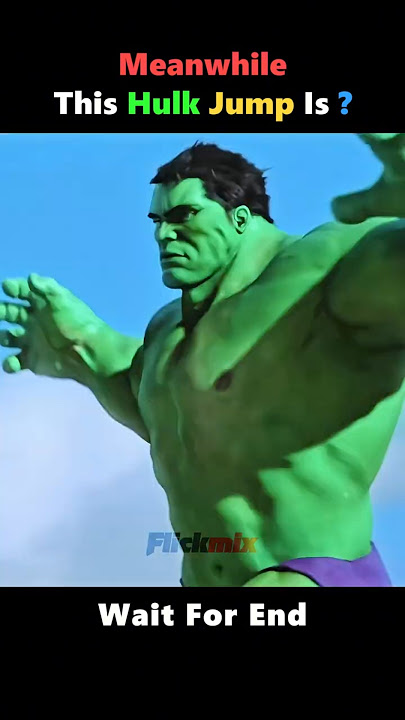 Red Hulk vs Green Hulk 💀 Epic Jump #shorts #hulk #marvel