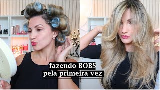 MODELANDO o cabelo com BOBS | passo a passo - Por Bia Munstein