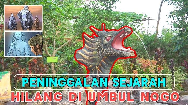 PENINGGALAN SEJARAH YANG HILANG DI UMBUL NOGO
