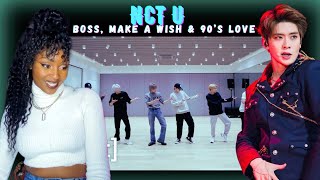 PRO DANCER Reacts to NCT U Dance Practices - Boss, Make A wish & 90's Love!