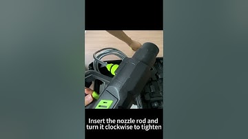 Cordless pressure washer installation video