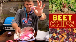 Homegrown Beetroot Chip Recipe **SUPER TASTY**