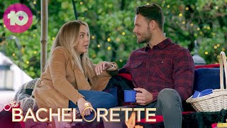 Angie and Carlin’s first morning together gets gate-crashed | The Bachelorette Australia