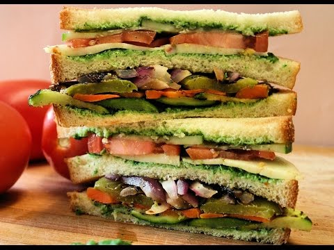 Cómo hacer sándwiches vegetales