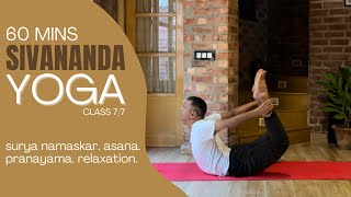 Sivananda Yoga 60 minutes - 7/7