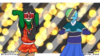 All night long meme / countryhumans [COLLAB]
