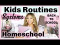 Kids Routines & Systems  Homeschool Organization