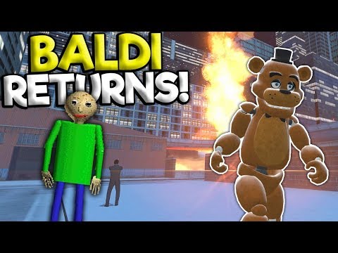 SURVIVING BALDI'S SCHOOL & TORNADO! - Garry's Mod Gameplay - Gmod Multiplayer Baldi Fnaf Survival