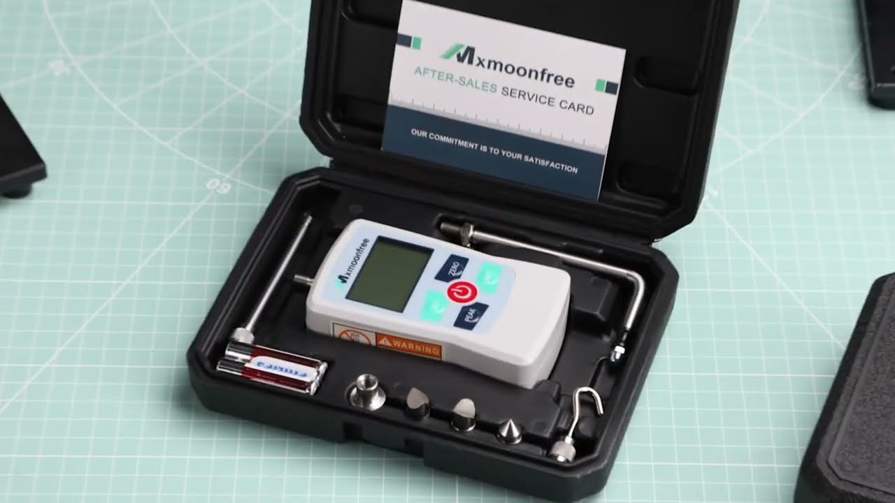 thumbnail image 2 of Mxmoonfree Digital Force Gauge - 12LB Trigger Pull Tester With Data Storage For Push/Pull Measurements 2 of 14