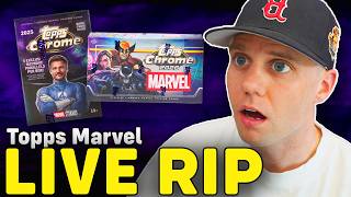 LIVE RIP: TOPPS CHROME MARVEL & POKEMON