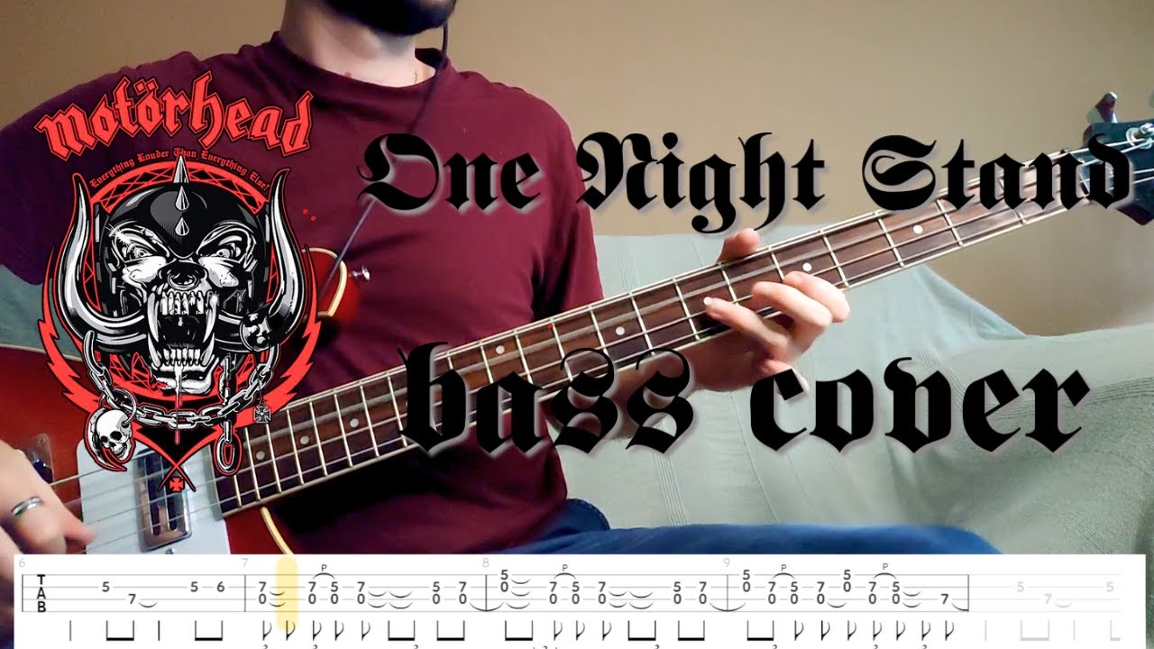Motörhead - One Night Stand - Bass cover with TAB