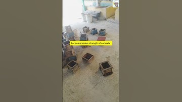 cube Test for concrete #construction #civilengineering #civilwork #concrete