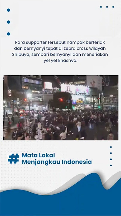 Kalahkan Jerman, Video Suporter Timnas Jepang Rayakan Kemenangan di Shibuya Crossing Viral