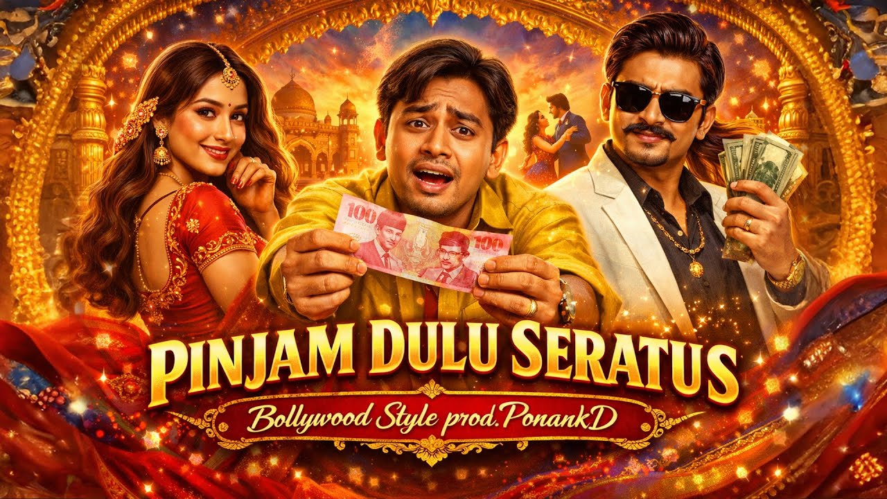 🎶 PINJAM DULU SERATUS (LYRIC VIDEO) India Style 🎵prod.PonankD | Lagu Viral 2025
