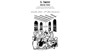 The 2nd Sunday after Pentecost (June 6, 2021)