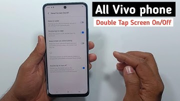 Vivo Y19s Double Tap On/Off Settings ! All Vivo Phone Double tap Option !2025