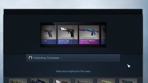 STATTRAK M4A1-S DECIMATOR UNBOXING