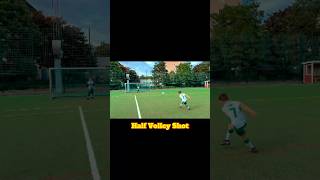 Perfect Half-Volley Shot In Action
