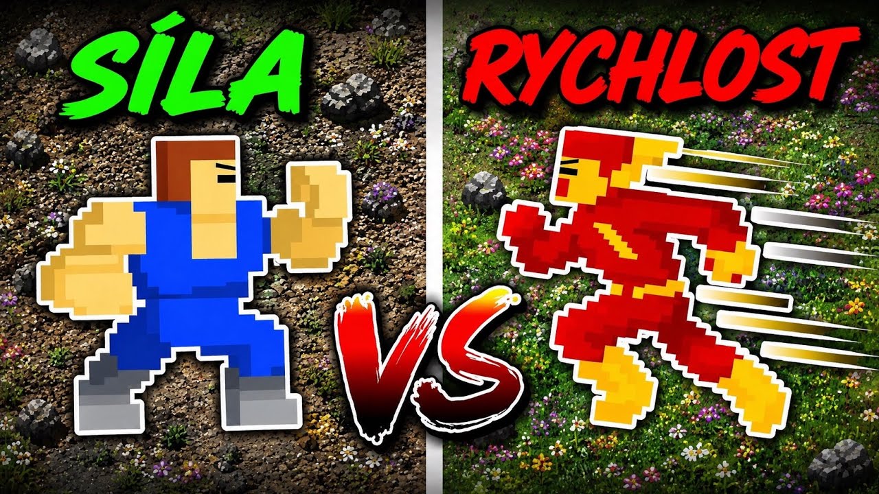 Vyhrála by SÍLA nebo RYCHLOST? Worldbox