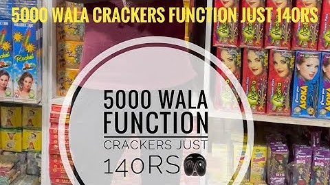 5000 wala function crackers just 140 rs | Pandian crackers | magic whip #sivakasi #diwali #shorts