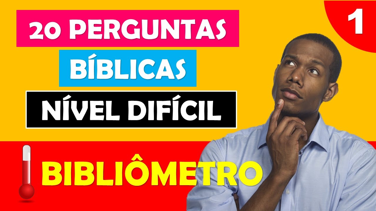 🤔Quiz Bíblico - 20 Perguntas Bíblicas