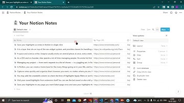 Notion Notes - Handle filter and sorting from Notion