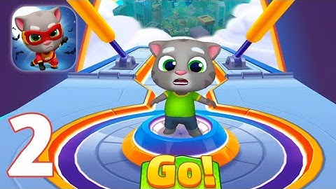 Talking Tom Hero Dash Walkthrough Gameplay Part - 2 Super Tom ( Android, iOS ) Gameplay USBXUEW