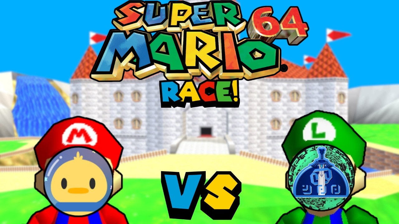 NEW RACE! Super Mario 64 race against @100PercentZelda