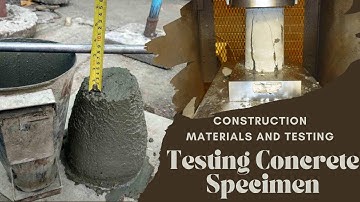 Preparation and Curing of Concrete Test Specimen | Construction Materials and Testing