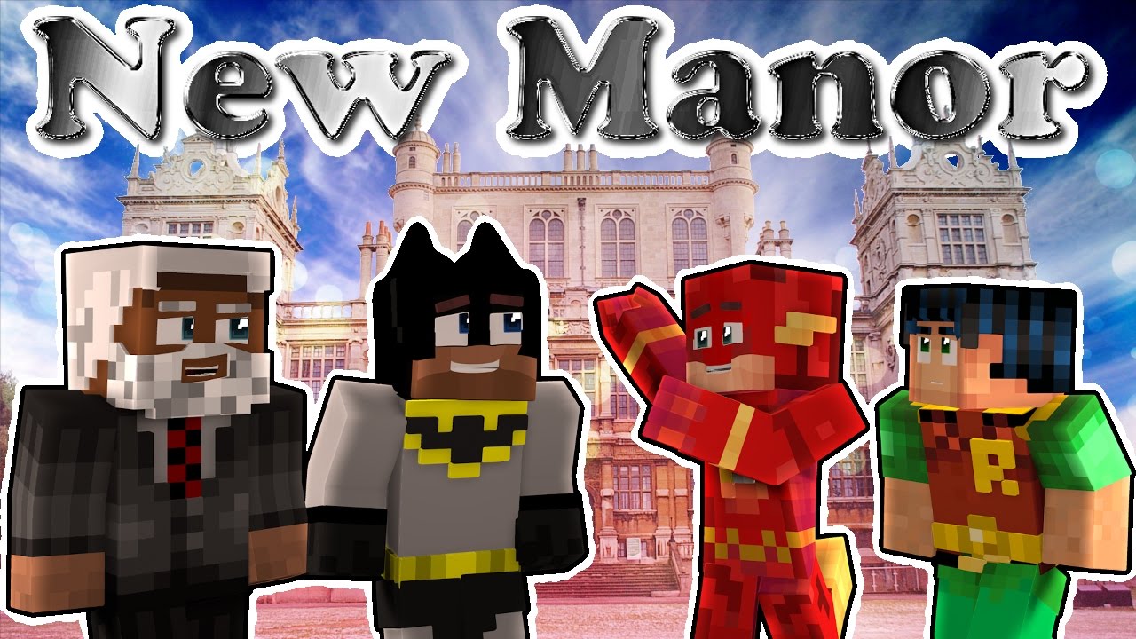 Minecraft The Flash Gotham City Wayne Manor And Batcave By Minecraft The Flash