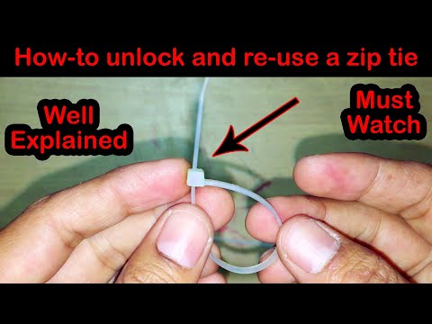 How To Cut Off Zip Ties Without Scissors
