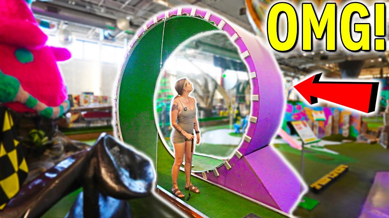 The CRAZIEST Mini Golf Course Ever! - MIND-BLOWING!