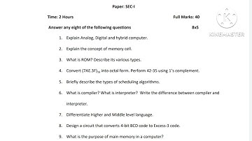 B.SC 3rd Sem General Question Paper-2020// Sub-Music// Paper-SEC-1//Burdwan University