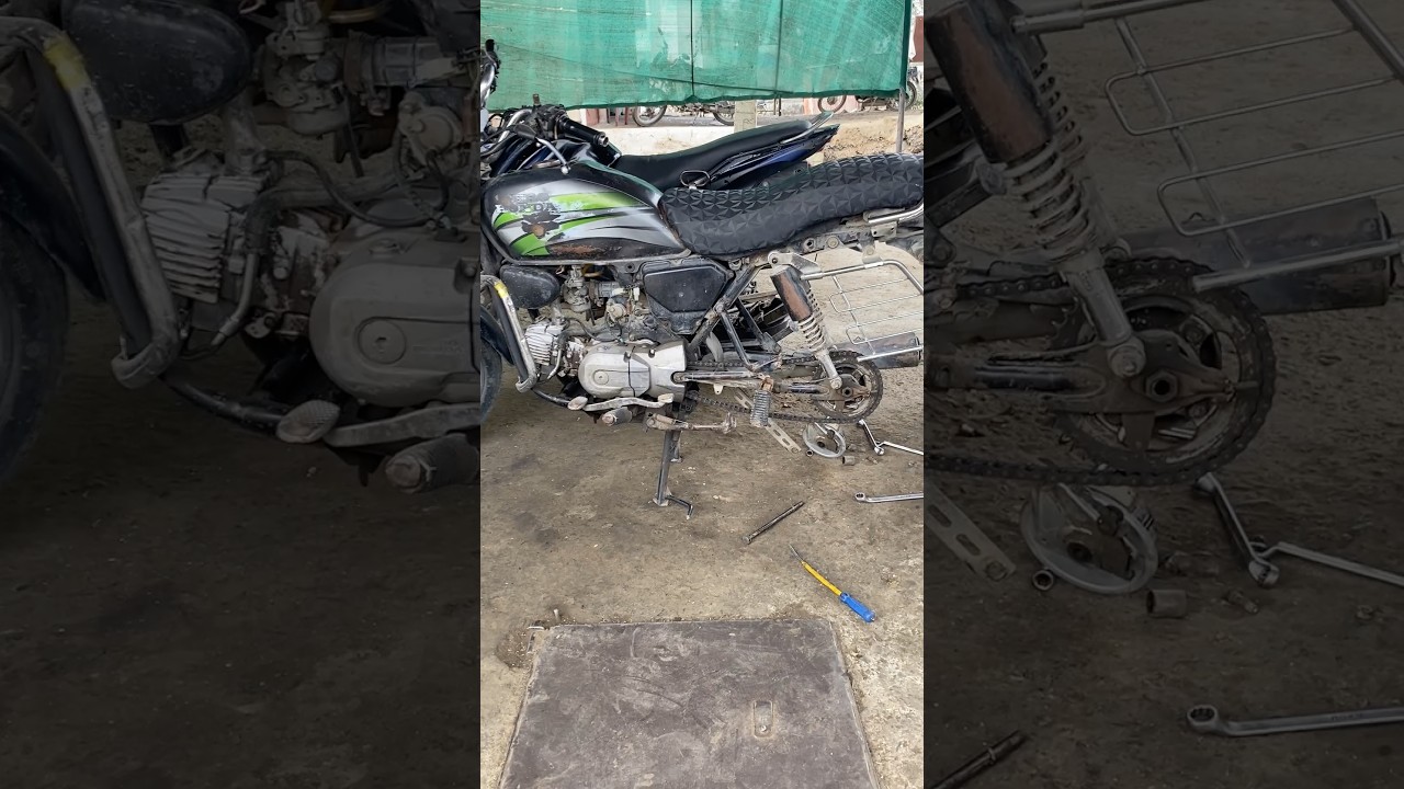 Splendor ki modification start kar di 😍 