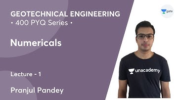Numericals | Geotechnical Engineering (400 PYQ Series) GATE | Pranjul Pandey
