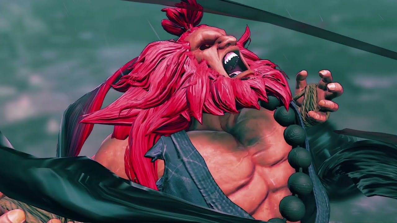 Street Fighter V - Akuma Intro, Critical Art, Victory Pose, All
