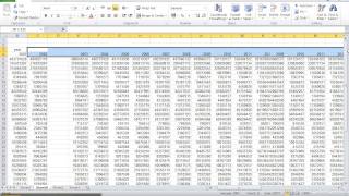How to Merge and Split Cells in Excel 2010