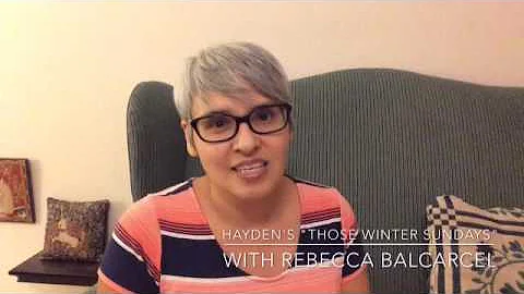Understanding "Those Winter Sundays"