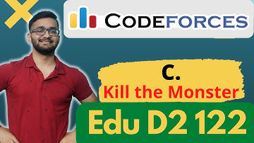 C. Kill the Monster | Level C | Educational Codeforces Round 122 | Division 2 || Greedy ||