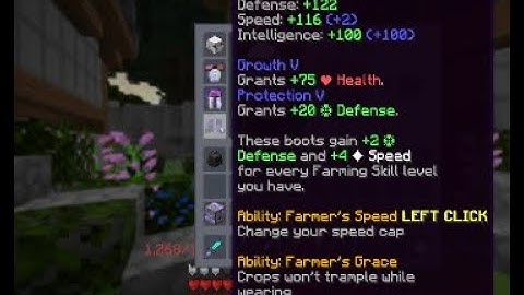 How to scroll on an item in Hypixel skyblock