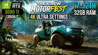 The Crew Motorfest (QHD/4K ULTRA) 🔥 RTX 3080Ti + i7 12TH | Gameplay Brutal