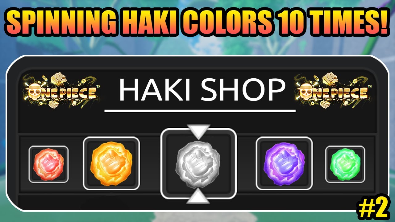 All Haki Colors Showcase in A One Piece Game - BiliBili