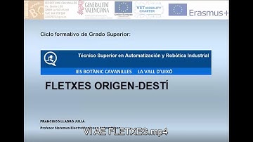 V Fils: Fletxes origen/desti